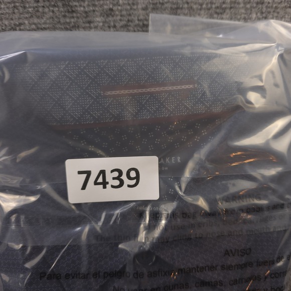 Ted Baker Shirt 5 Blue Geometric Long Sleeve Point Collar Button Up Cotton - Picture 9 of 9